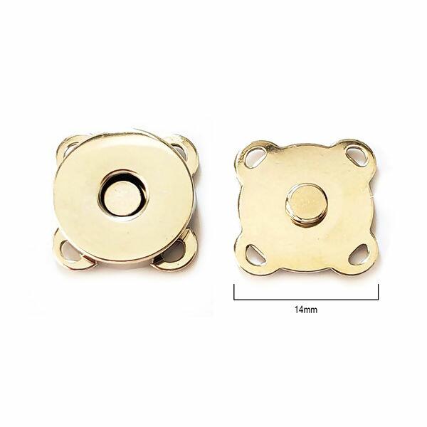 botao imantado dourado 14mm